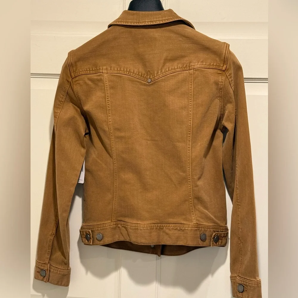 Liverpool Los Angeles NWT Size XS Brown/Tan  Denim Long Sleeve Jacket (0600) - Picture 4 of 16